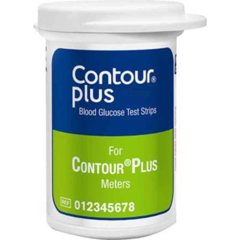 Contour Plus Blood Glucose Test Strip (25 Strips) Contour Plus Glucometer 25 Test Strips Pack
