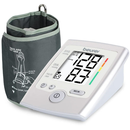 Beurer BM 35 Upper Arm Blood Pressure Monitor (Silver)