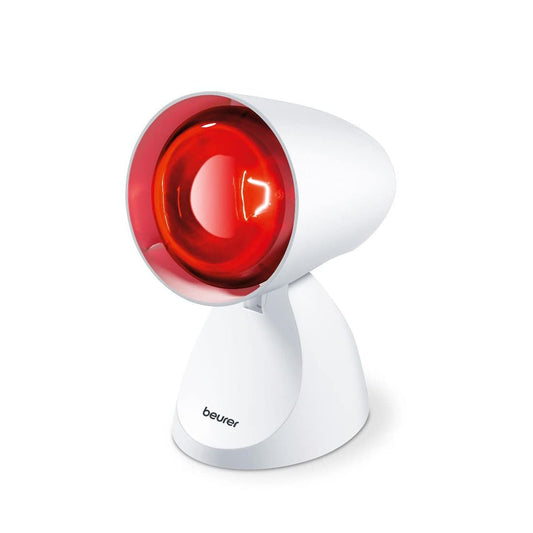 Beurer IL11 Infrared Lamp | Deep-Penetration Infrared Light | Heat Therapy Lamp | Infrared Pain Relief Lamp with 3 Years Warranty, E27(Plastic, Pack of 1)