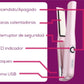 Beurer Hs 20 Cordless Hair Straightener, Battery Operation, Tourmaline Coating, Three Variable Temperature Settings (Pink)