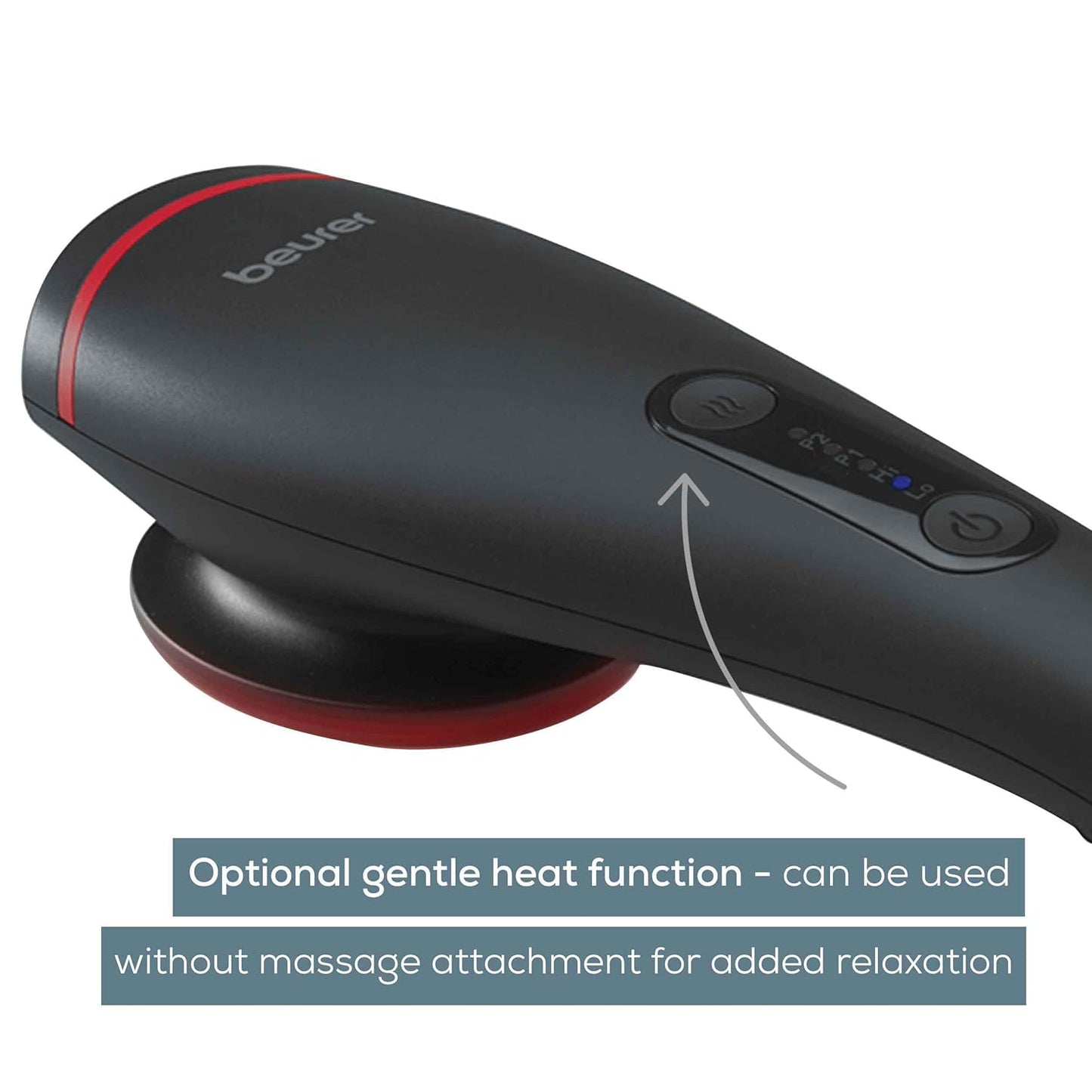 Beurer MG 24 Infrared Massager, White (648.11), Corded Electric for Pain Relief