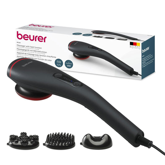 Beurer MG 24 Infrared Massager, White (648.11), Corded Electric for Pain Relief